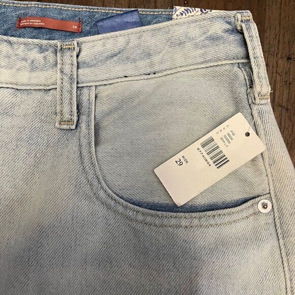 Anthropologie Pilcro Light Wash Cut Off Jeans - Picture 5 of 7